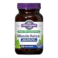 Oregon's Wild Harvest Muscle Relax Organic Herbal Supplement 90 Vegan Capsules