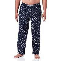 Emporio Armani mens Yarn Dyed Woven Pajama Pants