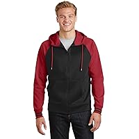 Sport-Tek?ST236 Sport Wick?Varsity Fleece Full Zip Hooded Jacket
