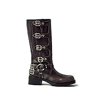 MissHeel Riding Boots for Women Wide Calf Harness Boots