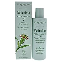 Delicalma Face Micellar Water - Removes Traces Of Impurities And Make-Up - Moisturizes Sensitive Skin And Soothes Irritation - With Protective And Softening Properties - 6.7 Oz Cleanser