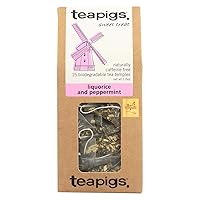 Teapigs Liquorice & Peppermint - 15 Tea Temples(net wt 1.6 oz)