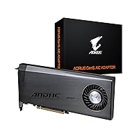 GIGABYTE AORUS M.2 SSD to PCIe x16 Easy One Click RAID Add-in Card (AIC), M.2 PCIe Adapter for Gen5 SSDs PCIe 5.0 (GC-4XM2G5)
