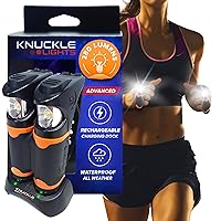 Advanced - Running Lights for Runners, Stay Safe and Visible with Ultra Bright Flood Beams and Charging Dock - Essential Night Running Gear and Walking Lights for Safety