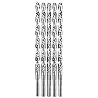 Irwin Tools 60480 1-1/4-Inch, 9-Inch Flute, Long Boy Drill Bit 12-Inch Length, Pack of 5