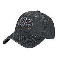 Rocket in Space Print Trucker Sports Hat Soccer Hat Adjustable Baseball Caps Hats Casual Hat Sun Cap