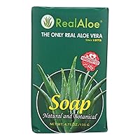 Organically Grown Aloe Vera Skin Bar Soap, 4.75 Oz
