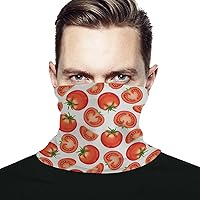Tomato Mens Neck Gaiter Ski Face Mask for Women Cover Scarf Hiking Cycling Running Head Wrap Sport Bandanas