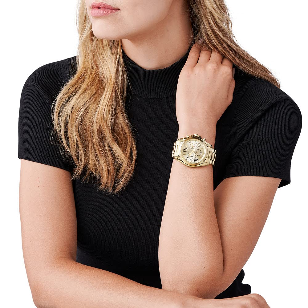 Mua Michael Kors Women's Bradshaw Stainless Steel Watch trên Amazon Mỹ  chính hãng 2023 | Giaonhan247
