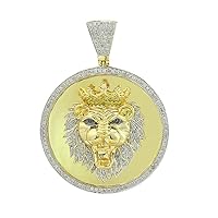 10K Yellow Gold Lion King Canary and White Diamond 2