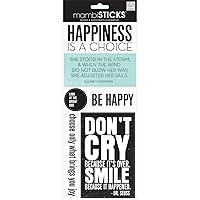 Me & My Big Ideas STP-134 Sayings Stickers, Happiness is a Choice