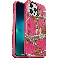 OtterBox Symmetry Series+ Graphics Antimicrobial Case with MagSafe for iPhone 13 Pro Max - Realtree Flamingo Pink (Camo)