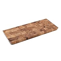 Ironwood Bowery End Grain Cheese and Charcuterie Board, One Size, Acacia Wood