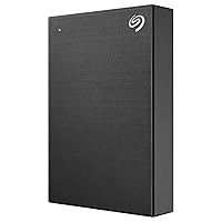 Seagate One Touch, 4TB, Password Activated Hardware encryption, Portable External Hard Drive, Portable External Hard Drive, PC, Notebook & Mac, USB 3.0, Black (STKZ4000400)