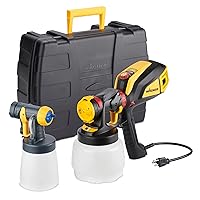 Wagner Spraytech 02419307 FLEXiO 595 Handheld HVLP Paint Sprayer, Sprays Most Unthinned Latex, Includes Two Nozzles - iSpray & Detail Finish Nozzle, Complete Adjustability, Lightweight Design