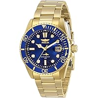 Invicta Women's Pro Diver Quartz Watch with Stainless Steel Strap, Silver, Gold, 20 (Model: 30480, 30484, 30485)