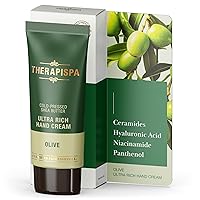 Ultra Rich Hand Cream with Hyaluronic Acid, Niacinamide (B3), Panthenol (B5), Ceramides & Shea Butter for Dry Hands, Protect, Nourish, and Moisturize (Olive, 1.7 fl oz, Pack of 1)