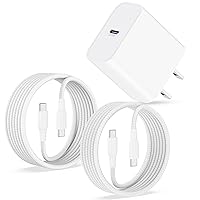 iPhone 15 Pro Charger Fast Charging, 6FT 10FT 60W USB C to C Cable Long Cord with 20W Type C Fast Wall Charger Block Power Adapter for iPhone 15/15 Pro/15 Pro Max/15 Plus, AirPods, iPad Pro/Air/Mini