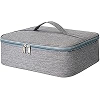 Casserole Carriers for Hot or Cold Food Insulated Food Carrier with Aluminum Film Lining and Sturdy Handle Portable Food Warmer for Car Food Delivery Bag for Work Parties Picnic