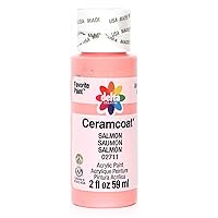 Delta Creative Plaid:Delta Ceramcoat Acrylic Paint, 2 oz, Salmon,2000-2711