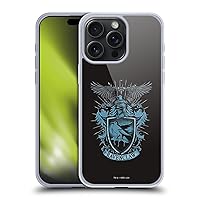 Head Case Designs Officially Licensed Harry Potter Ravenclaw Deathly Hallows XIV Soft Gel Case Compatible with Apple iPhone 15 Pro Max and Compatible with MagSafe Accessories