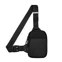 Long Keeper Mini Sling Bag - Men Women Small Waterproof Crossbody Bag Casual Phone Chest Bag for Travelling Hiking