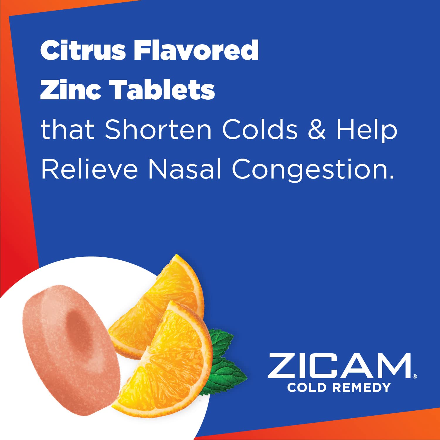 Zicam Cold Remedy Zinc Rapidmelts, Citrus Flavor, 25 Count (Pack of 2)