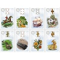 Lenormand Oracle Cards Deck. Madame Lenormand Divination Cards