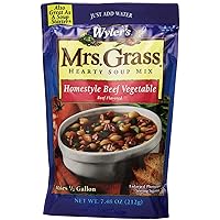Mrs. Grass Homestyle Beef Vegetable Soup Mix, 7.48 Ounce (Pack of 3)