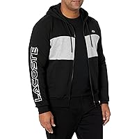 Lacoste Men's Taping Full Zip Hooded Sweatshirt