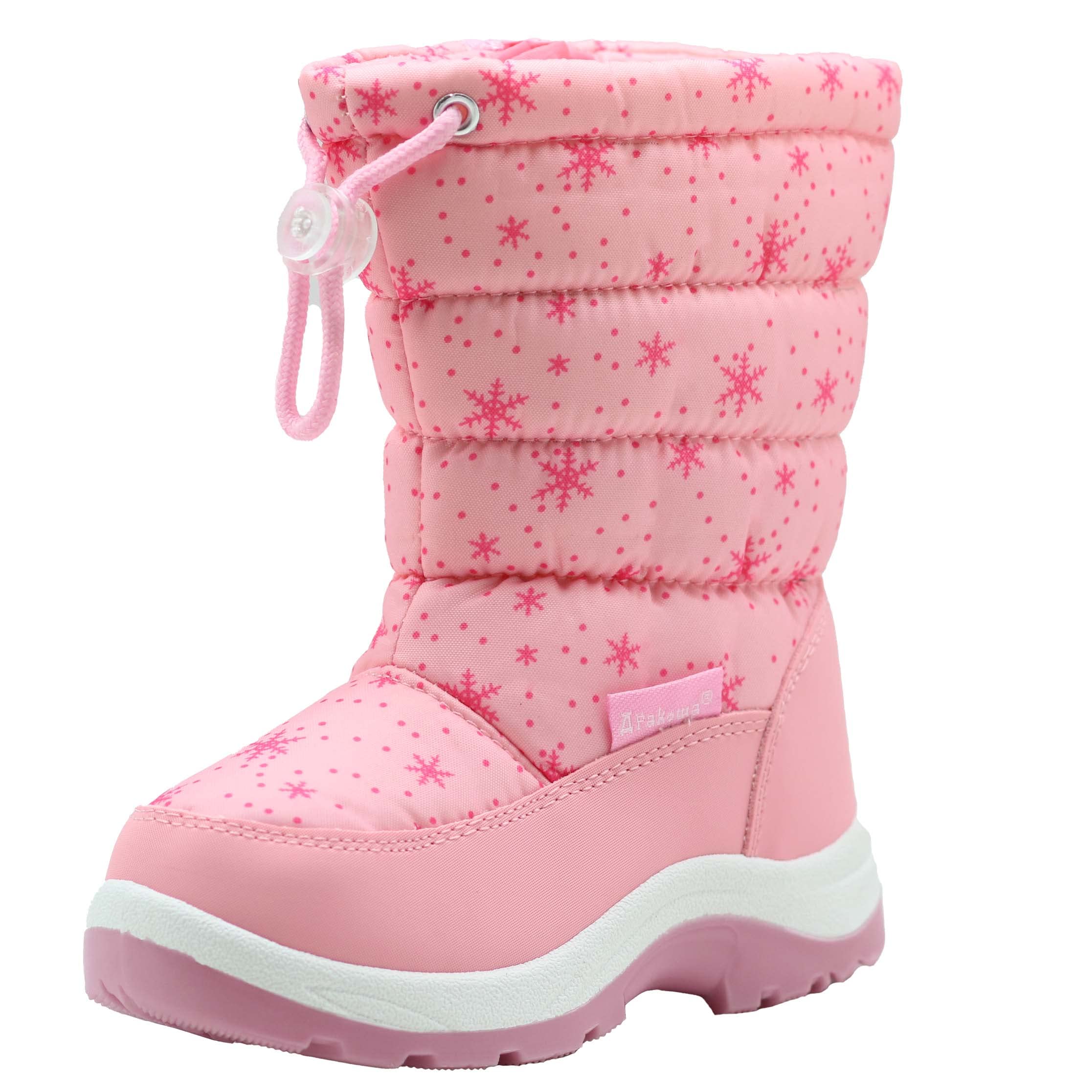 Apakowa Kid's Girls Cold Weather Snow Boots (Toddler/Little Kid)