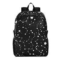 ALAZA Zodiac Star Hiking Backpack Packable Lightweight Waterproof Dayback Foldable Shoulder Bag for Men Women Travel Camping Sports Outdoor