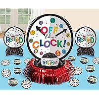 Deluxe Officially Retired Table Decorating Kit (23 Pc. Set) - Eye-Catching, Fun & Festive Centerpieces - Perfect for Retirement Parties