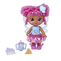 Baby Alive GloPixies Doll, Gabi Glitter, Glowing Pixie Doll Toy for Kids Ages 3 and Up, Interactive 10.5-inch Doll Glows with Pretend Feeding (Amazon Exclusive), Pink