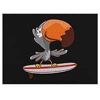 Funny Toucan Surfing Board Wooden Puzzles Adult Educational Picture Puzzle Creative Gifts Home Decoration