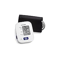 Omron 3 Series Upper Arm Blood Pressure Monitor; 14-Reading Memory, Soft Wide-Range Cuff, 1 Dr. Recommended by Omron