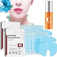 Skynpure - Pure Collagen Films, Beautibloom - Premium Pure Collagen Films, Skyn Pure Collagen Films, Collagen Film Mask Dissolve (2 Sets)