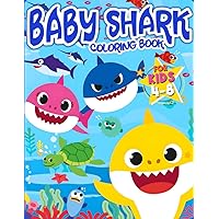 Kawaii Shark Coloring Book For Kids Ages 4-8: Kawaii Character Coloring Book With 30+ High Quality Picture, Big Easy Coloring Books For Kids Ages 2-4 ... Teens Adults, Birthday Mothers Day Gifts