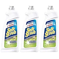 Soft Scrub Cleanser with Bleach, 36 Fluid Ounce (Pack of 3)