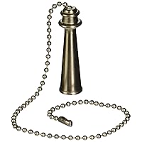 Westinghouse Lighting 77215 Pull Chain with Trophy Brushed Nickel