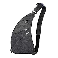 Sling Bag Crossbody Chest Shoulder-Personal Pocket Bag Anti Theft Travel Bags Daypack for Men Women Water Resistance