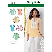 Simplicity 1461 Women's Top Collection Sewing Patterns, Sizes 10-18