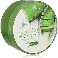 Teresia Aloe Vera Soothing Gel 300ml (2 Pack) | Made with 100 Percent Pure Aloe Vera - Organic Aloe Vera Gel Moisturizer for Face, Skin, Hair & Sunburn Relief