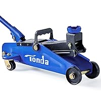 Floor Jack, Hydraulic Portable Car Lift Jack, 2 Ton (4,000 lb) Capacity, Blue