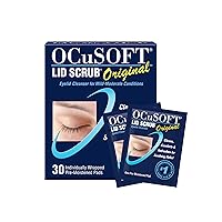 Lid Scrub Original Eyelid Cleanser - Pre-Moistened Eyelid Wipes for Mild to Moderate Conditions - Eyelid Cleanser to Clean, Comfort & Soothe Irritated Eyelids - 30 Count