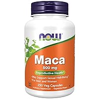 Supplements, Maca (Lepidium meyenii) 500 mg, For Men and Women, Reproductive Health*, 250 Veg Capsules