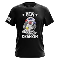 Tactical Pro Supply - LOL & Funny Design Mens T-Shirts, Decorated in The USA Made from 100% Cotton, Double-Stitched, Long-Lasting, and Durable Tee - Ben Drankin - Small