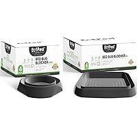 Bed Bug Interceptors - Combo Pack (Black) | Bed Bug Blocker (Pro) and Bed Bug Blocker (XL) Interceptor Traps - Packs of 4 | Monitor, Detector, and Trap for Bed Bugs