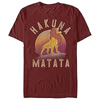 Disney Men's Lion King Simba Pride Hakuna Matata Warrior Graphic T-Shirt
