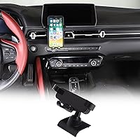 Car Phone Mount Fit for Toyota Supra GR A90 A91 MK5 2019-2022, Phone Holder Dashboard Mount Stand, Center Console Air Outlet Cell Phone Holder (Style A)